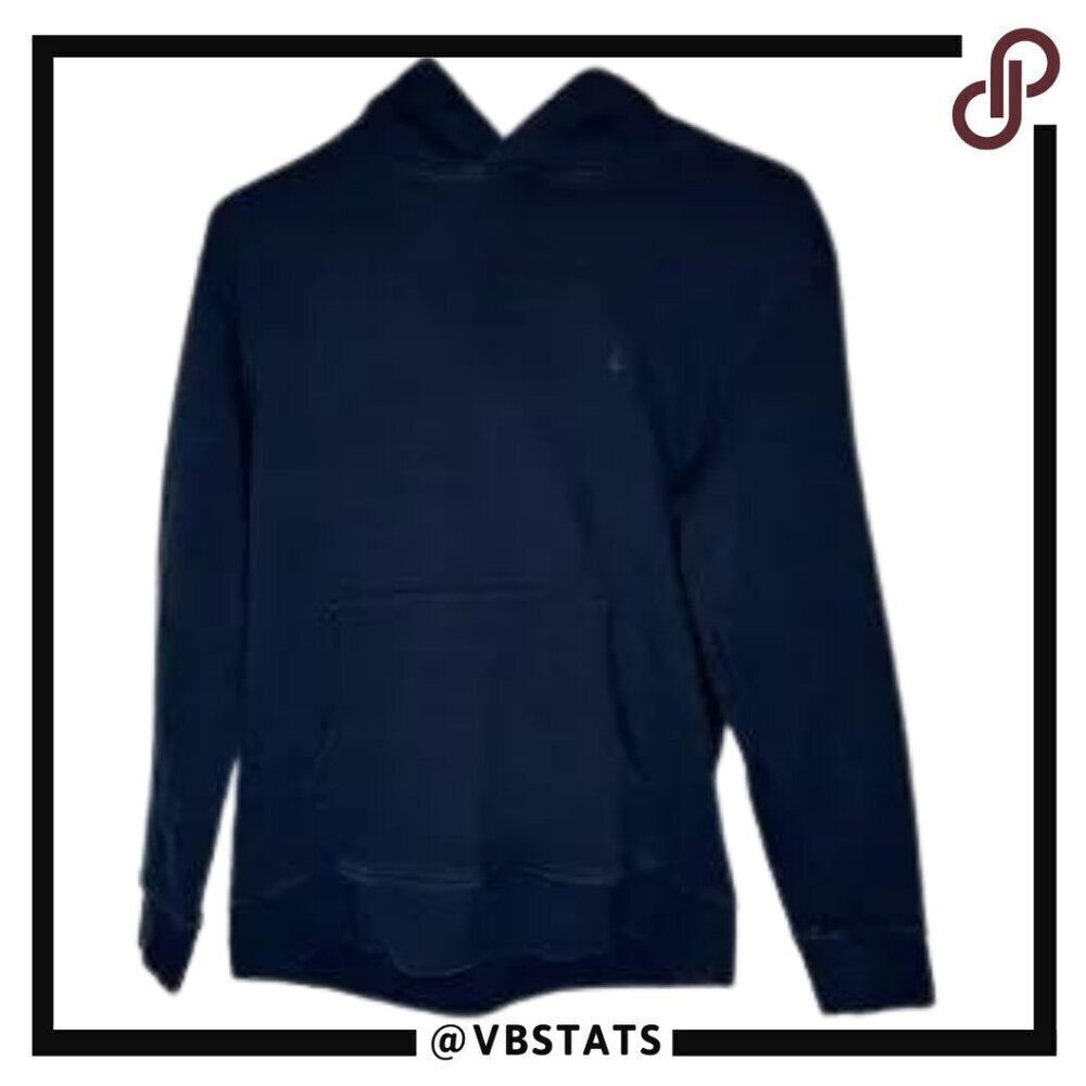 Jack‎ Wills Navy Quilted Kangaroo Pocket Hoodie Sweatshirt Size Medium in Navy